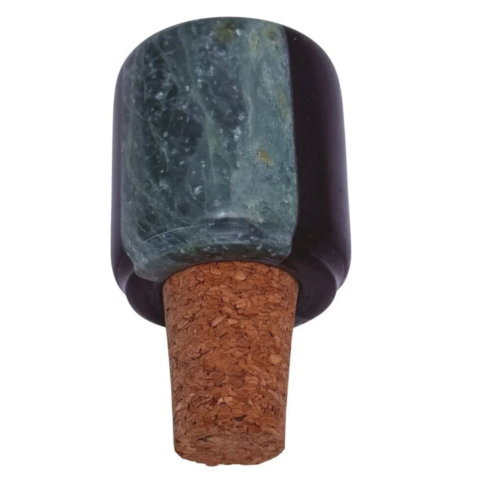 Stone Bottle Stoppers Set of 3 Barware Accessories